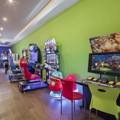 salle de jeux vidéo