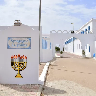 Synagogue de la Ghriba à Djerba, haut lieu du patrimoine juif tunisien, site historique et culturel emblématique